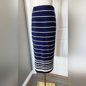 NWOT Max Studio Specialty Products Striped Jersey Skirt - Size xs